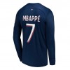 Original Fußballtrikot Paris Saint-Germain Mbappé 7 Heimtrikot 2023-24 Langarm Für Herren